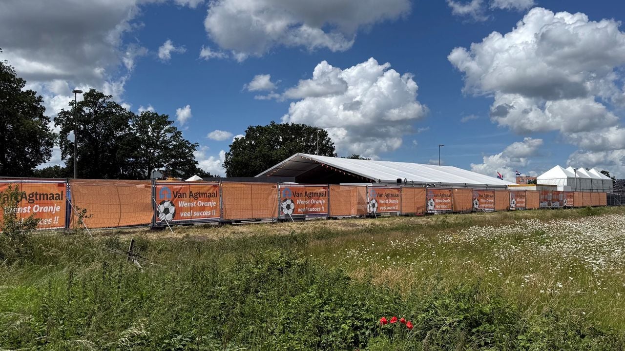 Het WK-dorp aan de Binnentuin in Rucphen (foto: Erik Peeters). 