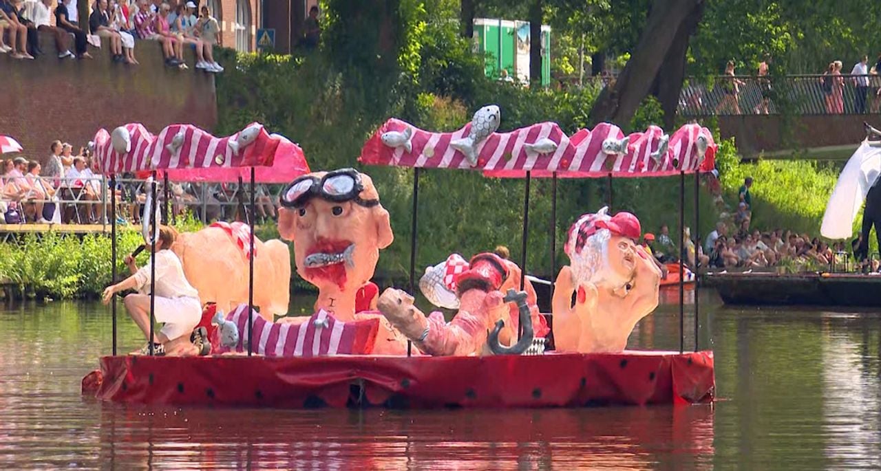 Het kunstwerk 'Van een koude kermis'.