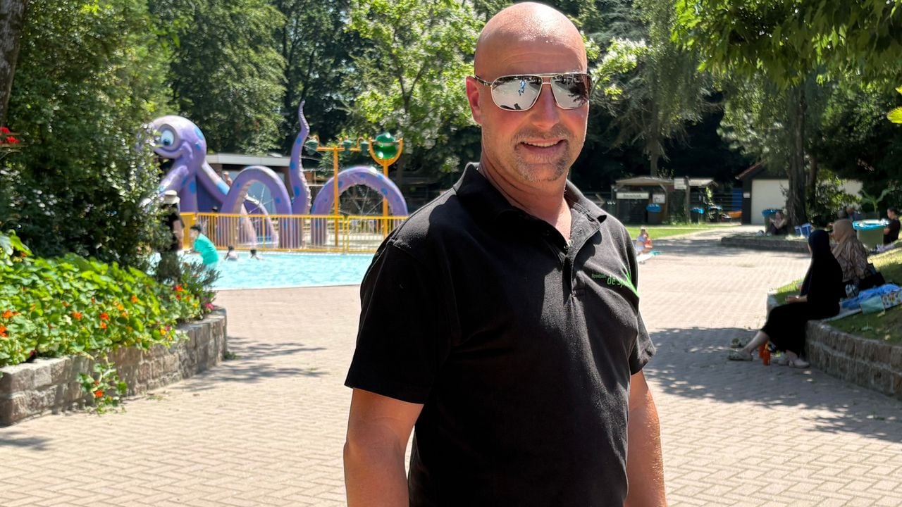 Beheerder Hugo Jansen van Speelpark de Splinter in Eindhoven (foto: Rogier van Son). 