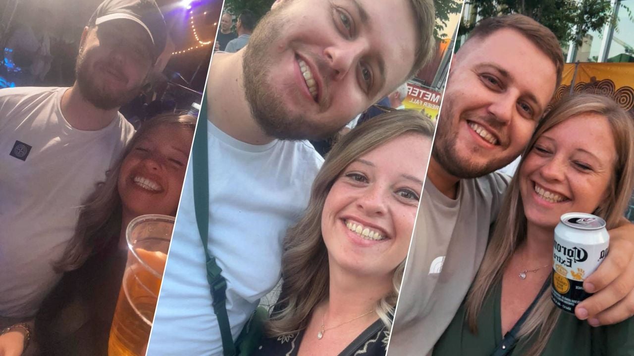 Lisa en Luke op de kermis in 2024, 2025 en 2026 (foto's: Lisa en Luke).
