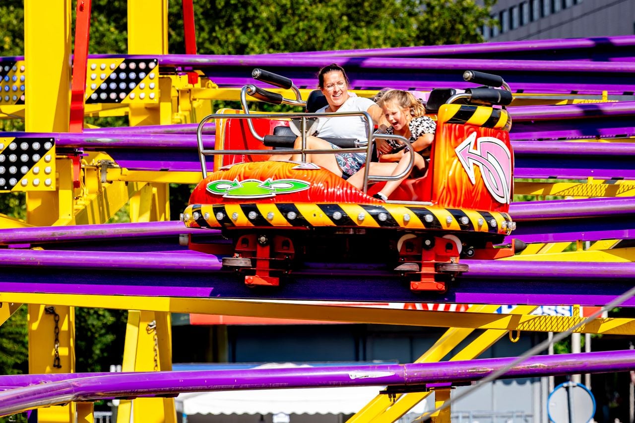 Saampjes in de Spinning Coaster (foto: Caroline van Leusden/Eye4images).