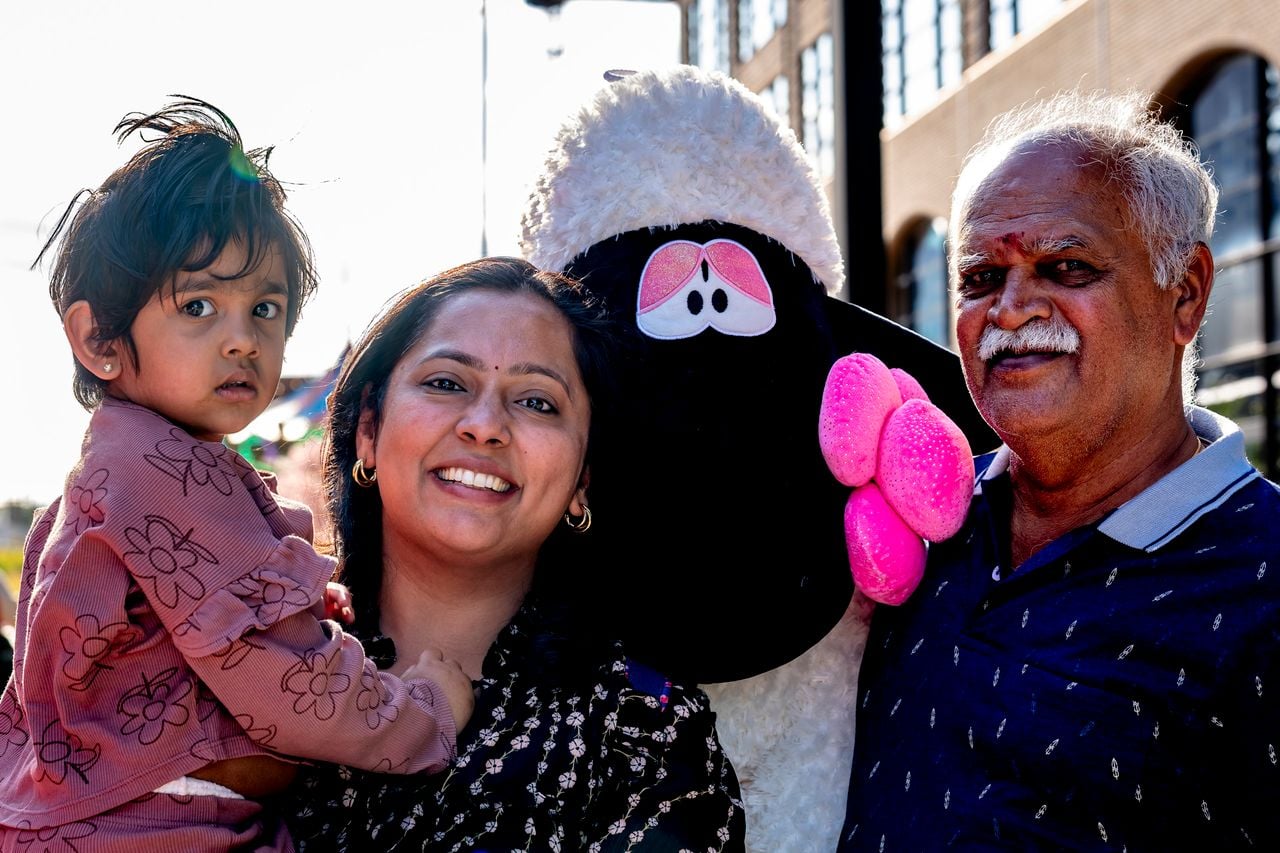 Mooie knuffel gewonnen (foto: Caroline van Leusden/Eye4images).