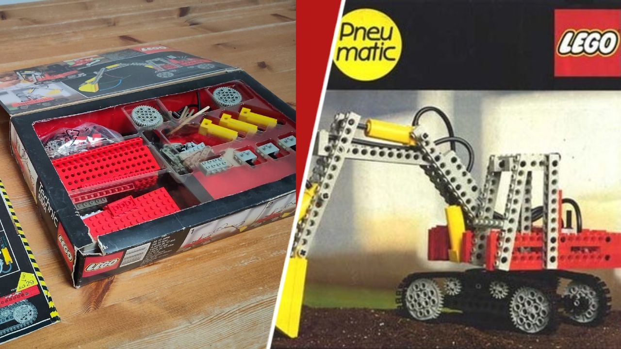 De set van Lego Technic waar Thomas nog onderdelen voor zoekt (foto: kringloopwinkel Verderest