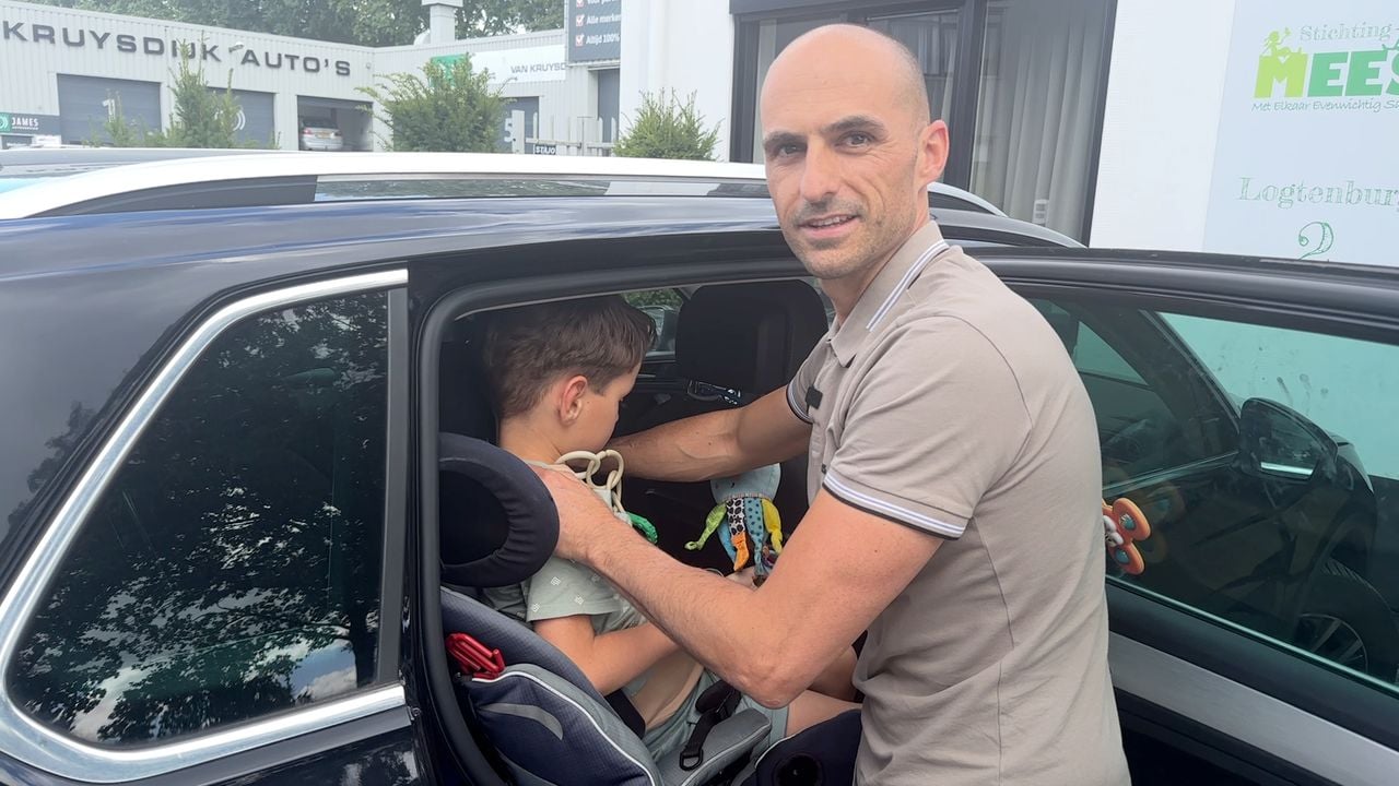 Ravi wordt te groot voor vervoer in een personenauto (foto: Omroep Brabant). 
