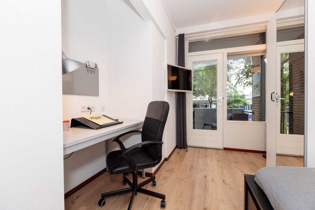 Een van de kamers die aangeboden wordt (foto: SHH).