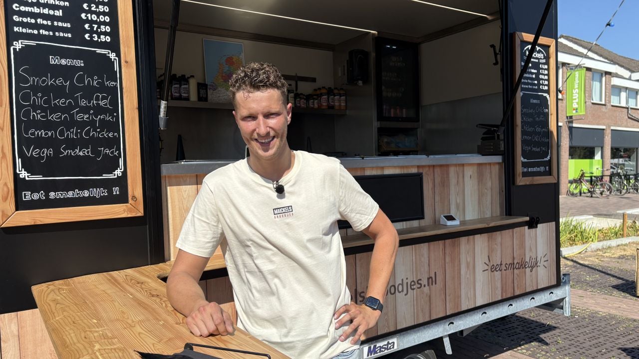 Maickel Bouw uit Beek en Donk wil 72 uur lang achter elkaar broodjes smeren (foto: Wilco Zonneveld).