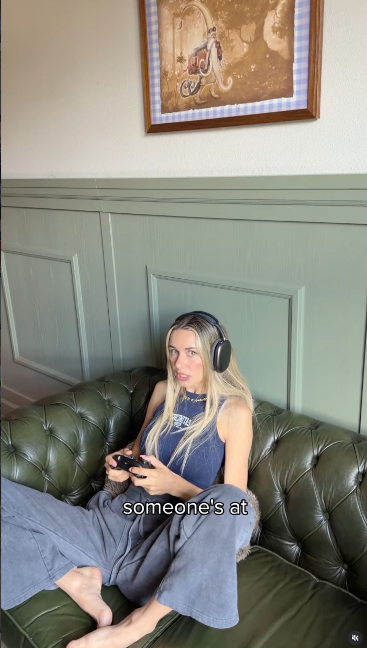 Een screenshot uit de video op Instagram (foto: @gamergirl.zara op Instagram).
