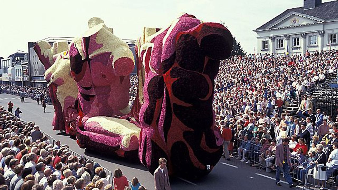 De wagen: Torso Contrapposto in 1992 (foto: Archief Corso Zundert)