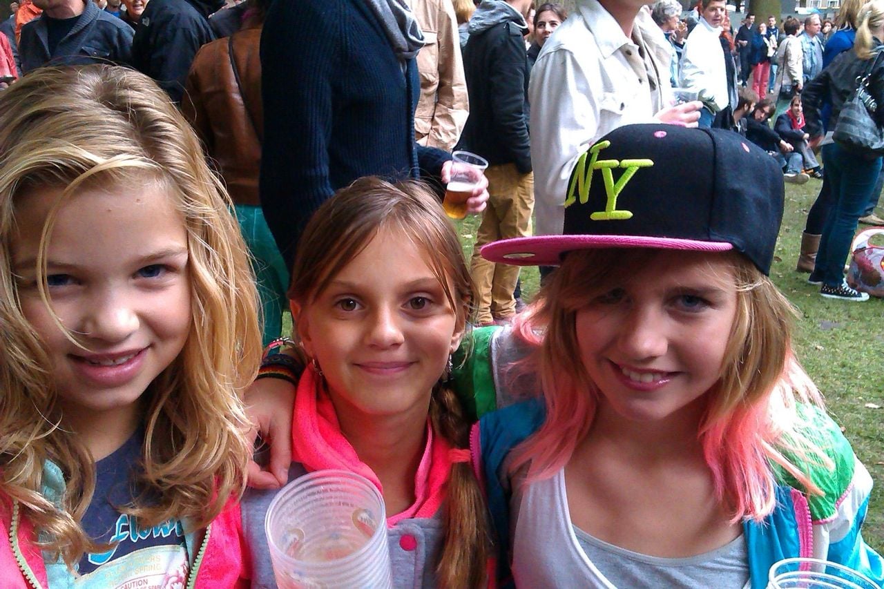 Lot van der List (rechts) als kind op Breda Barst (foto: privé).