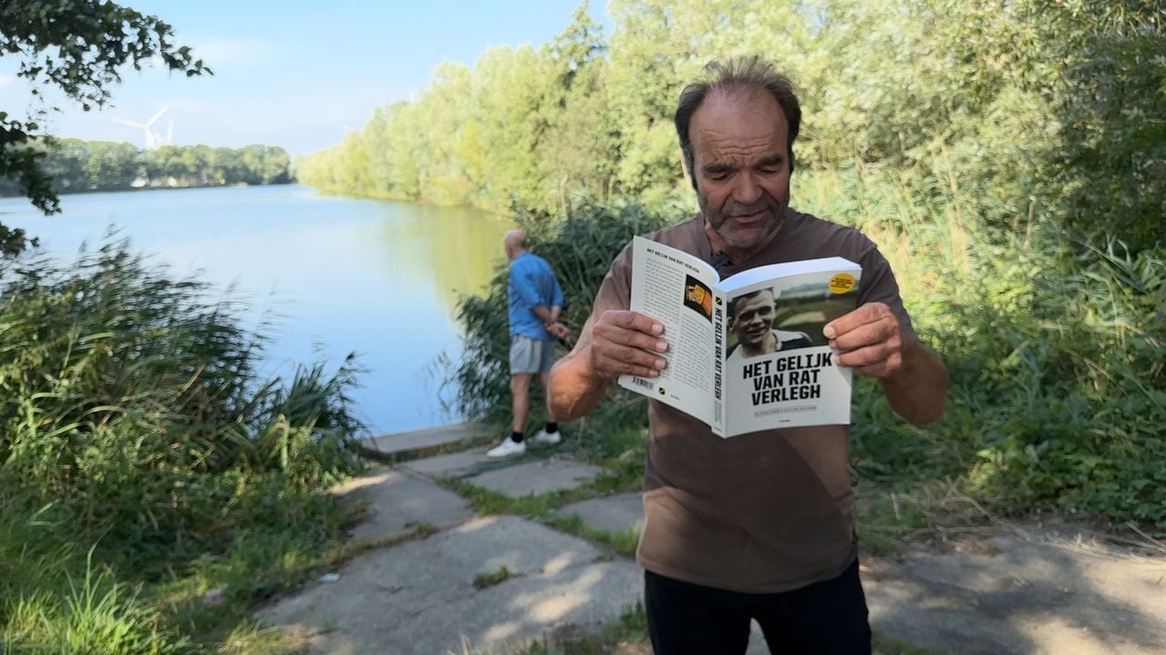 Tie Schellekens en Kees van Hooijdonk bij De Kuil in Prinsenbeek (foto: Omroep Brabant).