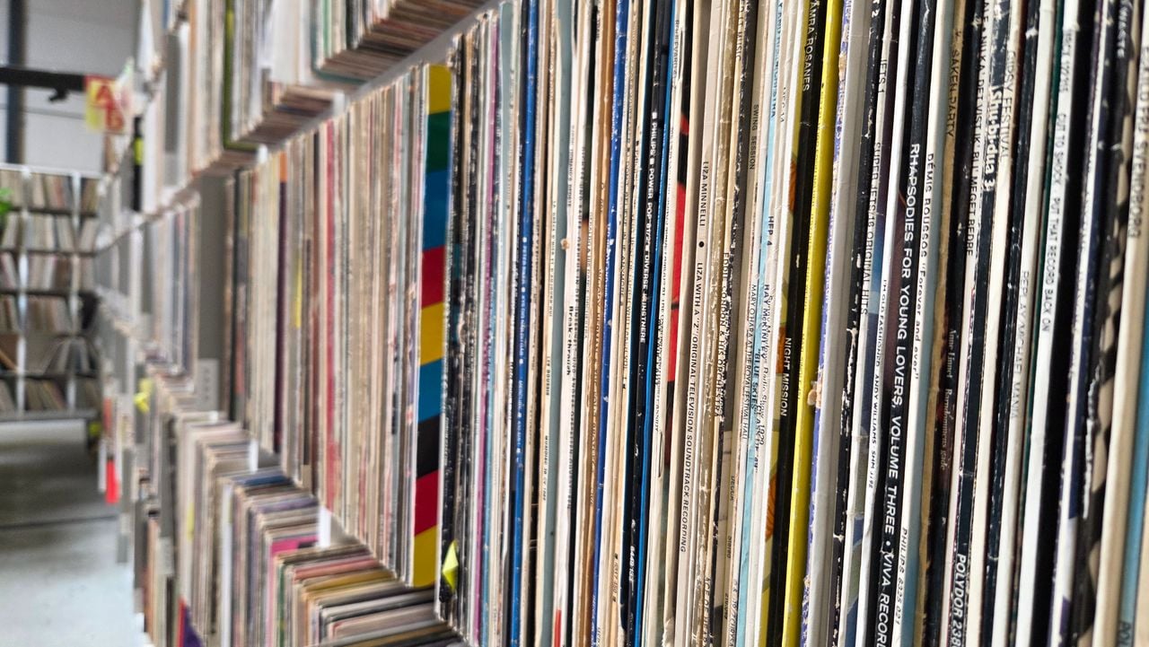 Miljoenen vinylplaten (foto: Noël van Hooft).