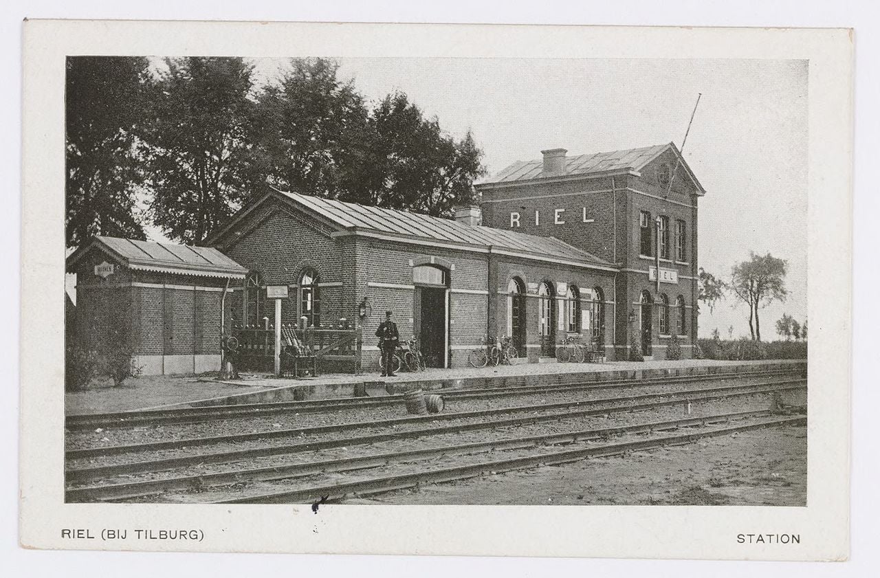 Station Riel van het Bels Lijntje (foto: Regionaal Archief Tilburg).