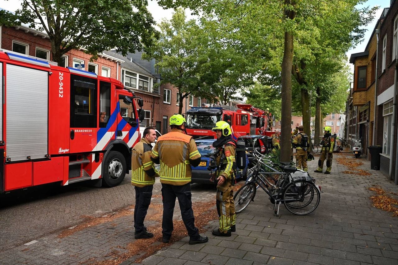 De straat is afgezet (foto: Toby de Kort / Persbureau Heitink).