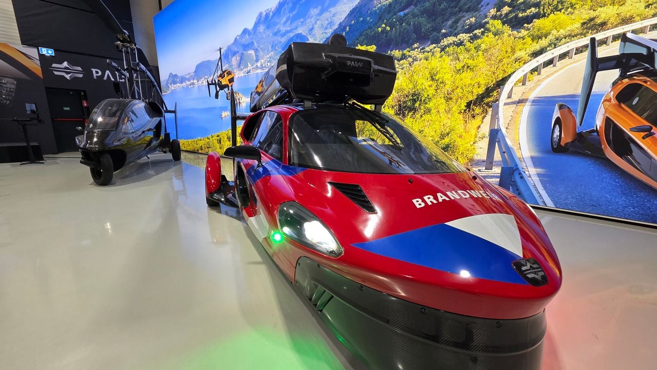 De vliegende brandweerauto (foto: Noël van Hooft).