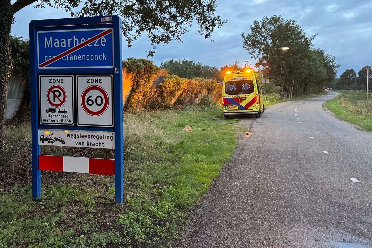 De man werd gewond achtergelaten in Maarheeze (foto: WeertdeGekste / SQ Vision).