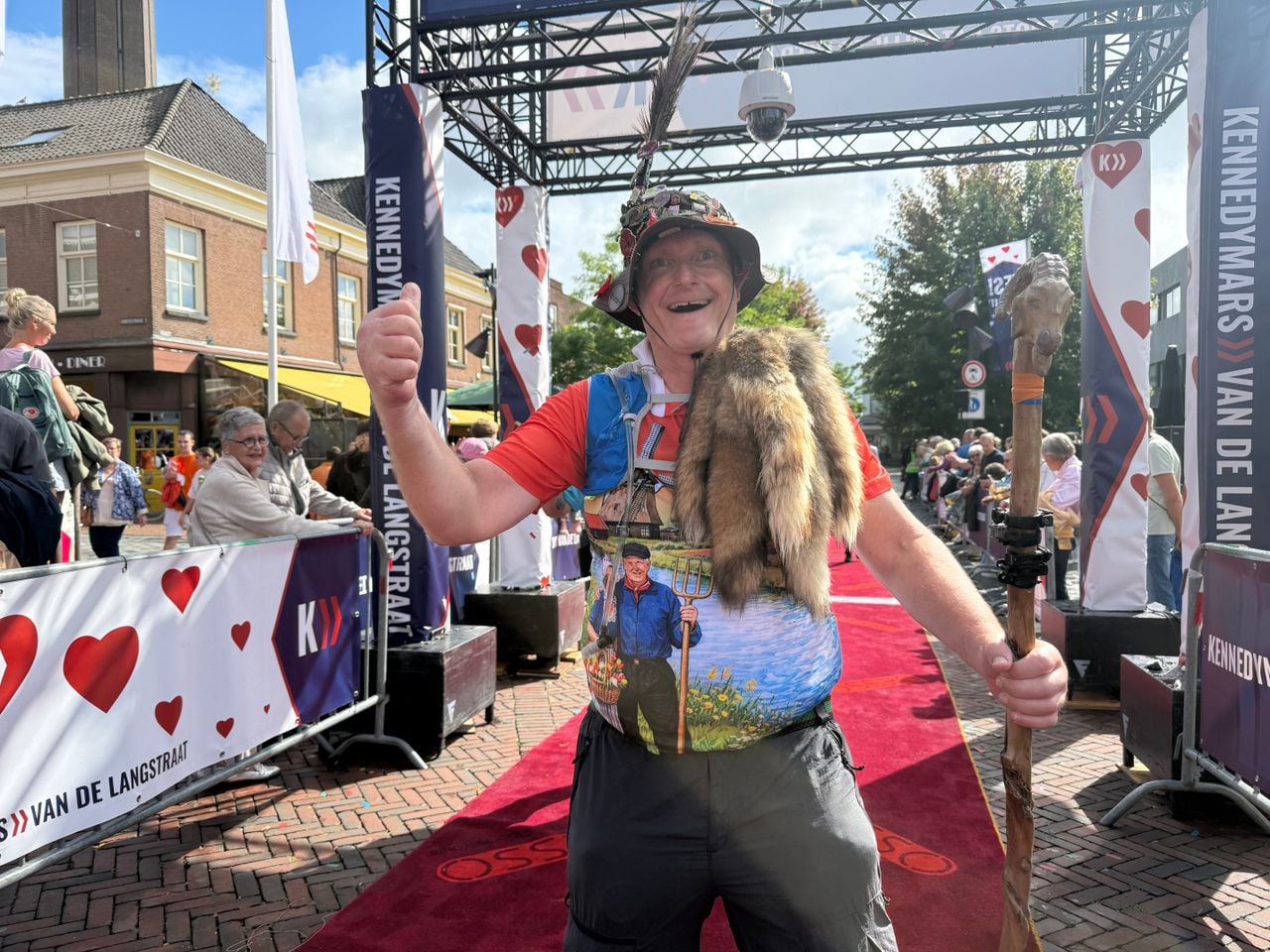 'Een geweldig evenement', vindt doorgewinterde wandelaar Peter, ook ondanks de regen