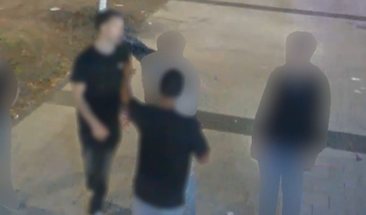 Twee mannen mishandelen man in Tilburg in Rozemaandagnacht (foto: Bureau Brabant).