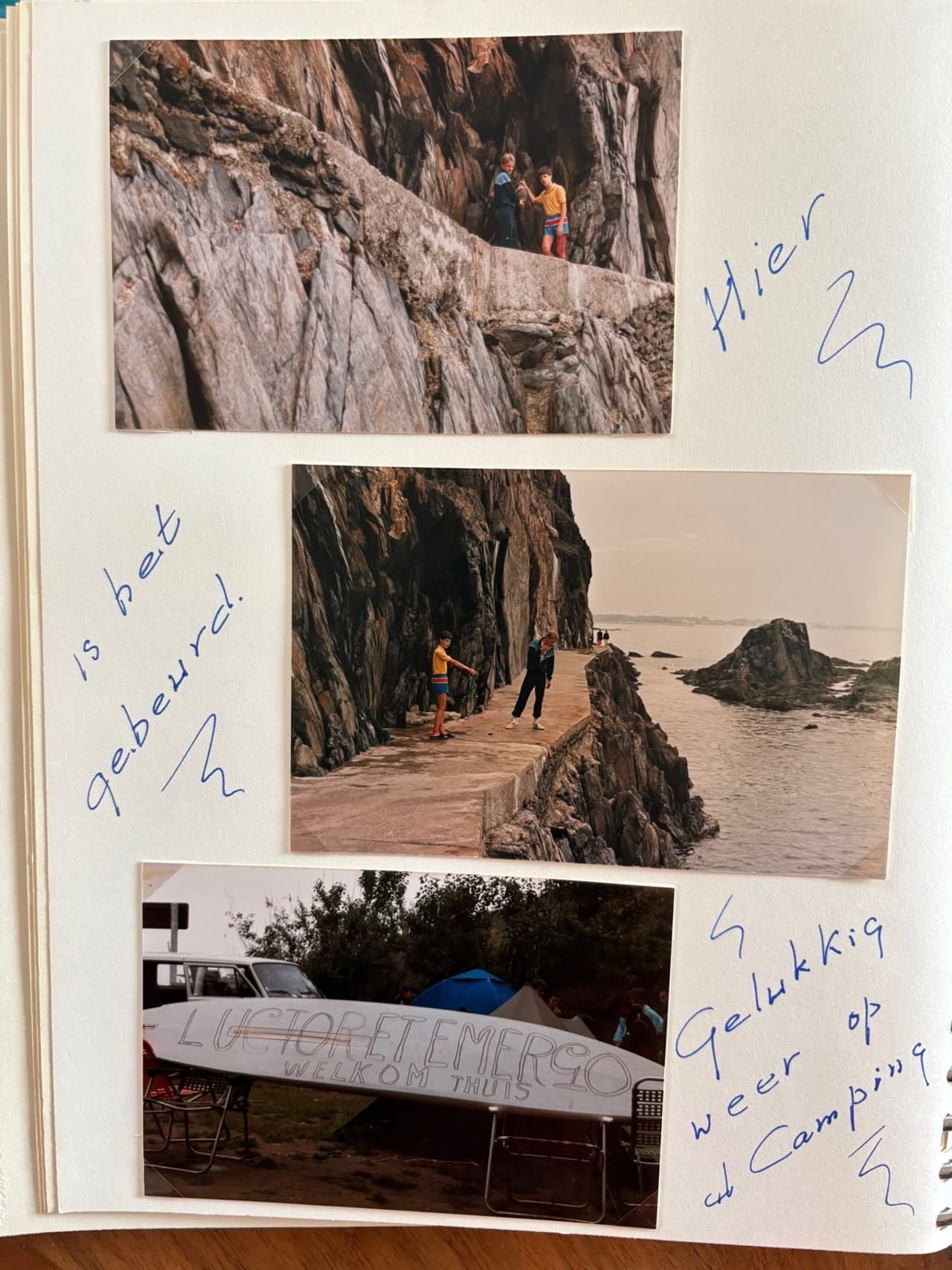 Foto's van de plek van het ongeluk (foto: eigen beeld).