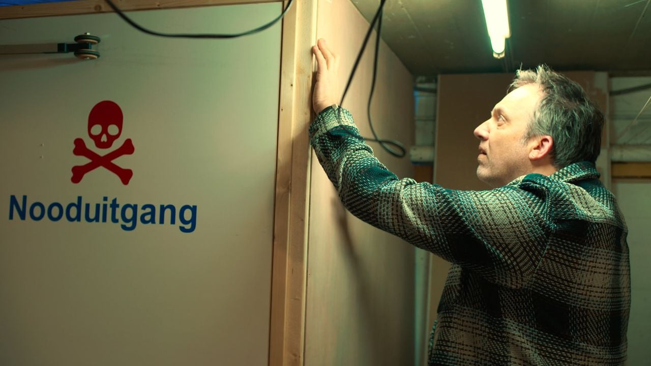 Merlijn Passier bij de Nooduitgang van Andy (foto: Cutjongens).