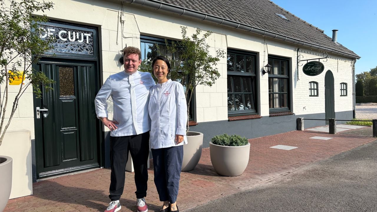 Het chefskoppel zit pas anderhalf jaar in restaurant de Cuijt in Mierlo (foto: Wilco Zonneveld / Omroep Brabant).