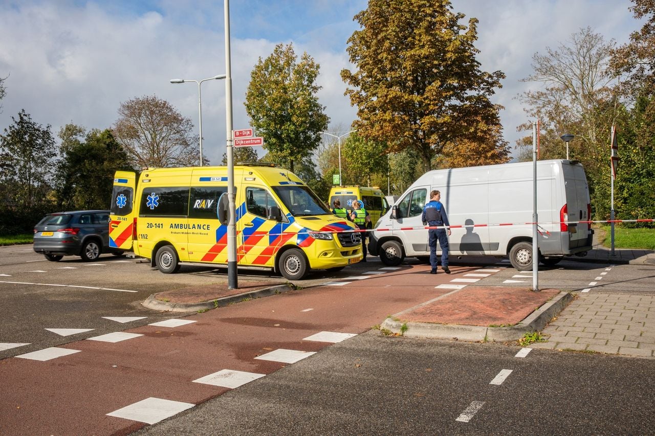 De weg was afgezet (foto: Christian Traets/Persbureau Heitink).