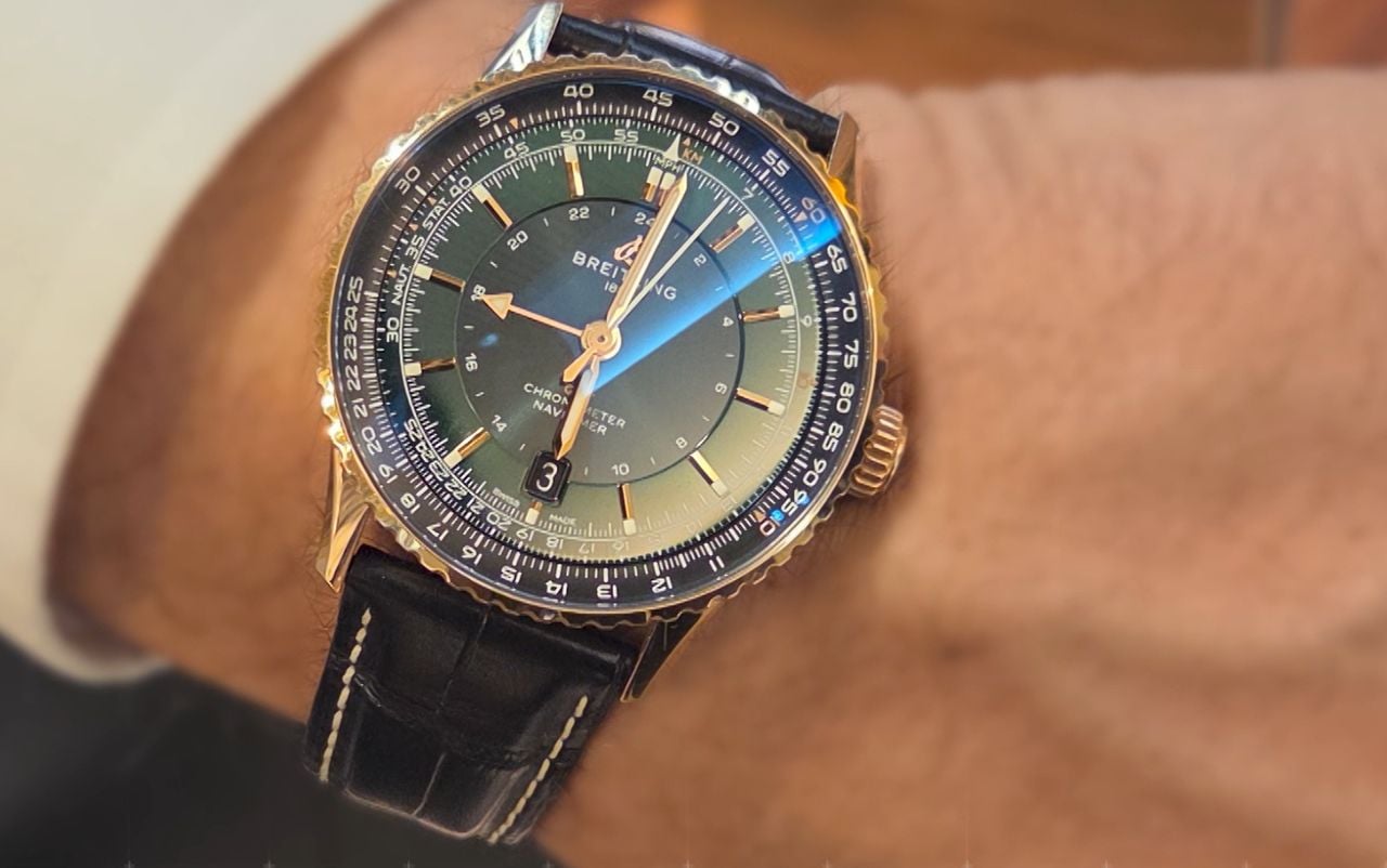 Het Breitling Navitimer horloge dat is gestolen (foto: Bureau Brabant).