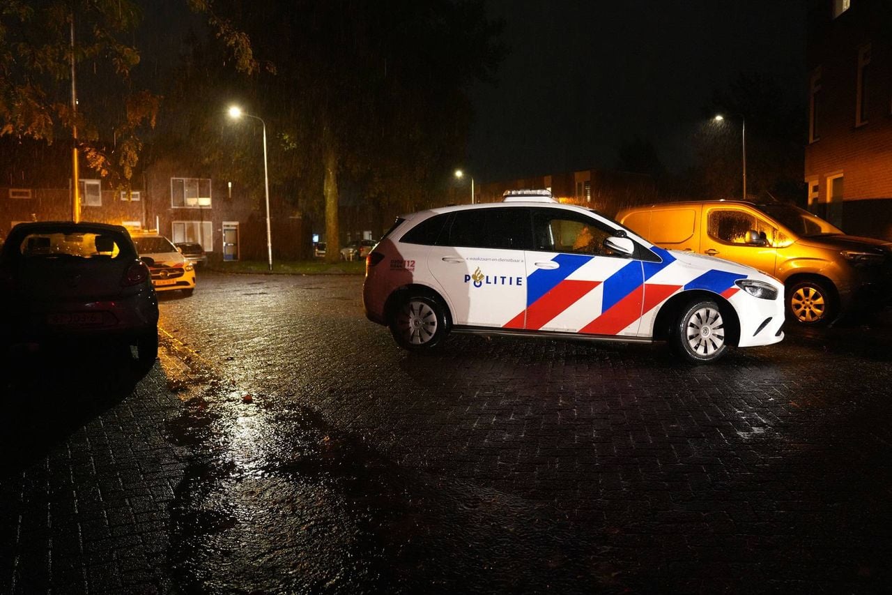 De verdachte sloeg op de vlucht (foto: Jeroen Stuve / Persbureau Heitink).