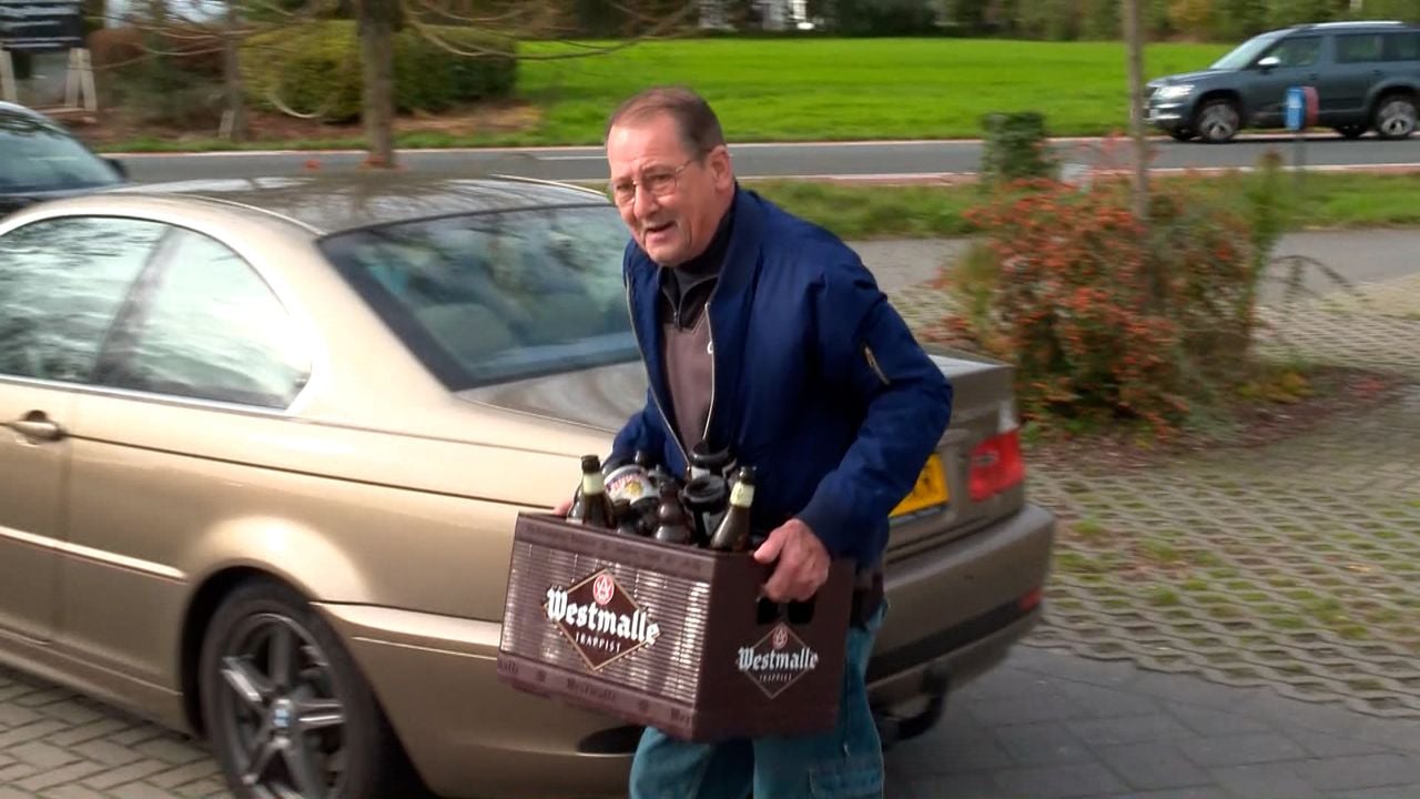 Goedkoop bier halen in België (foto: Omroep Brabant).