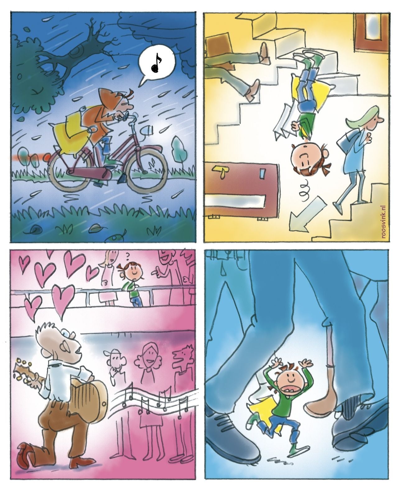 Een exclusieve preview van de duizendste strip over Roos Vink (afbeelding: Jan Vriends)