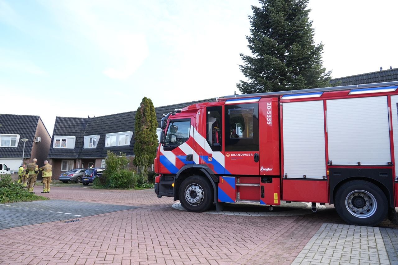 De gasleiding moest worden afgesloten (foto: Persbureau Heitink).
