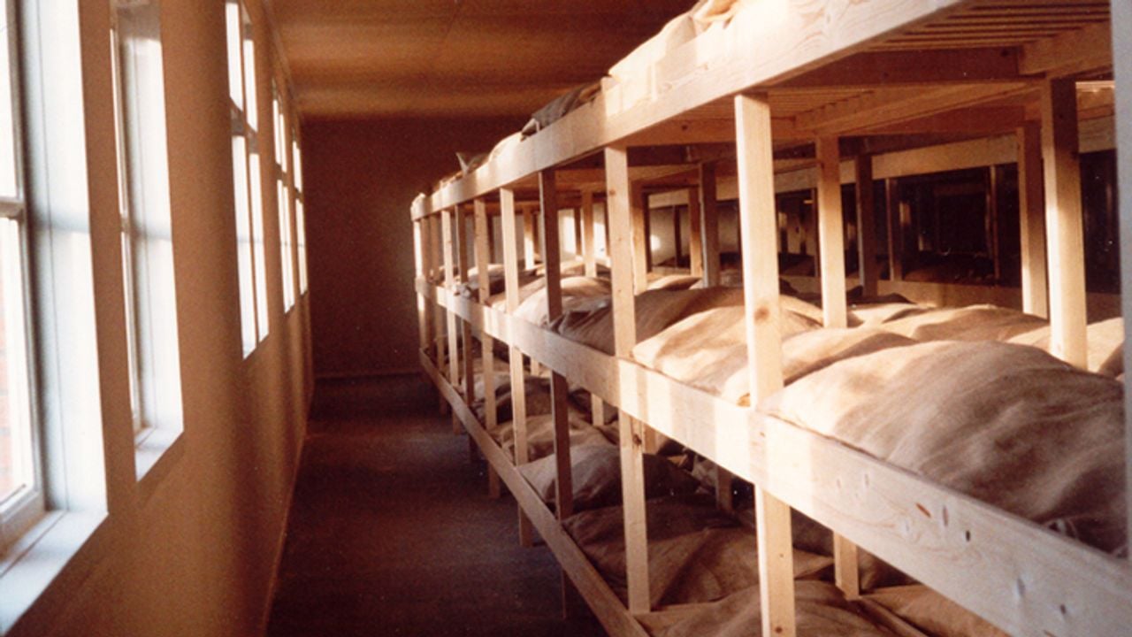 Matrassen in Kamp Vught.
