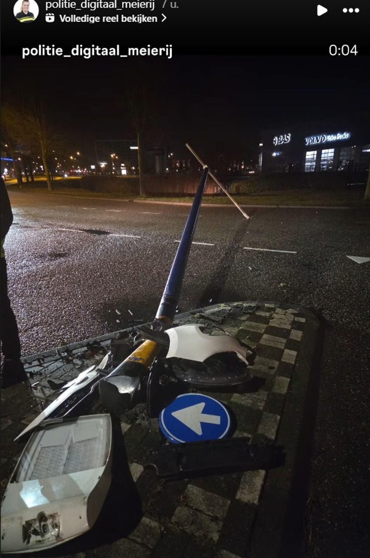 Foto: Instagram politie digitaal Meierij. 