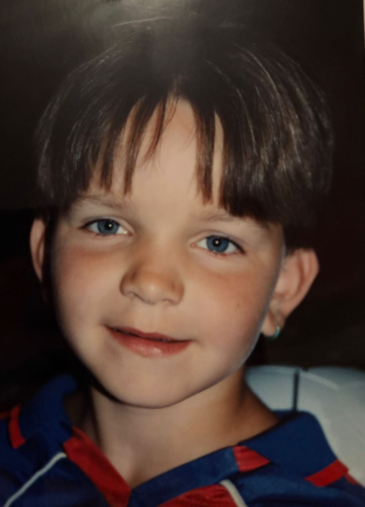 Dyon Wijnen als kind.