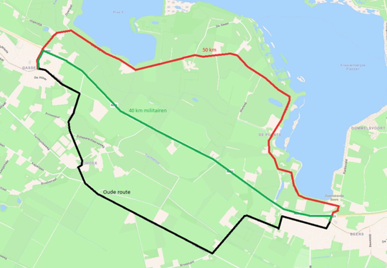 Met de nieuwe route hopen de organisatie, gemeente en provincie de drukte in goede banen te leiden (foto: Stichting de 4Daagse).