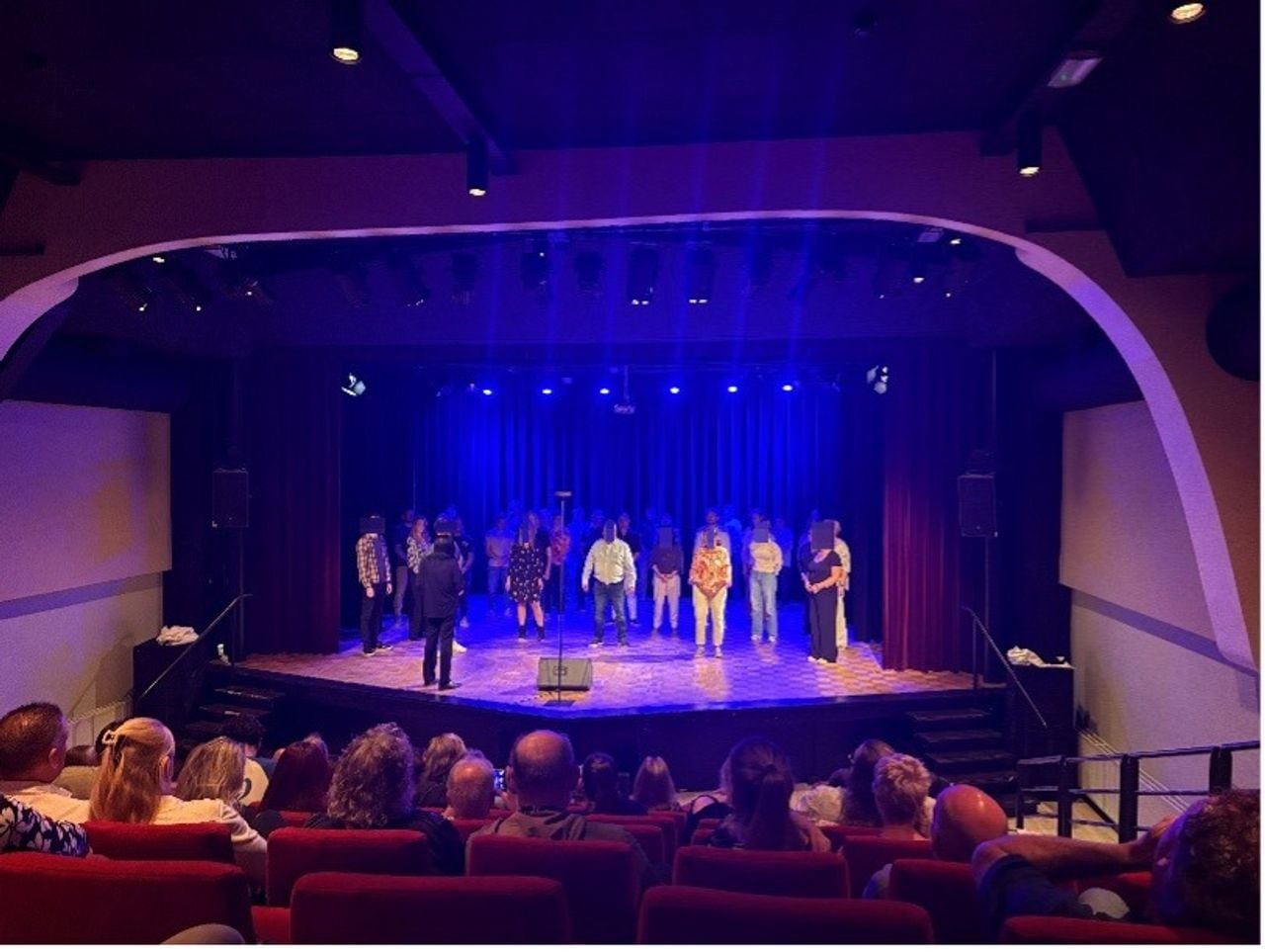 De zaal in Fidei Et Arti.