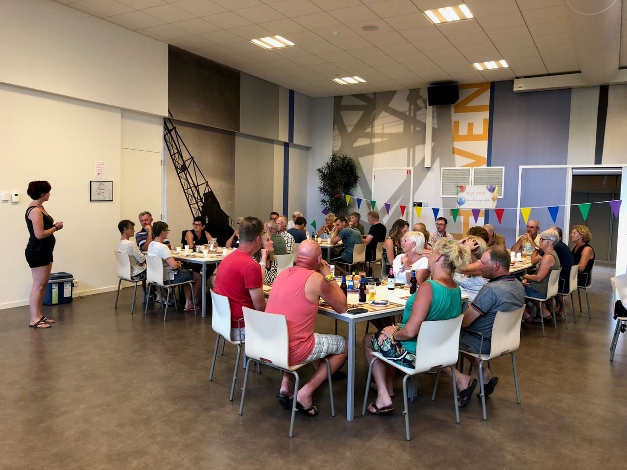 De wandelvereniging in de Biezantijn (foto: Linda van Melis). 