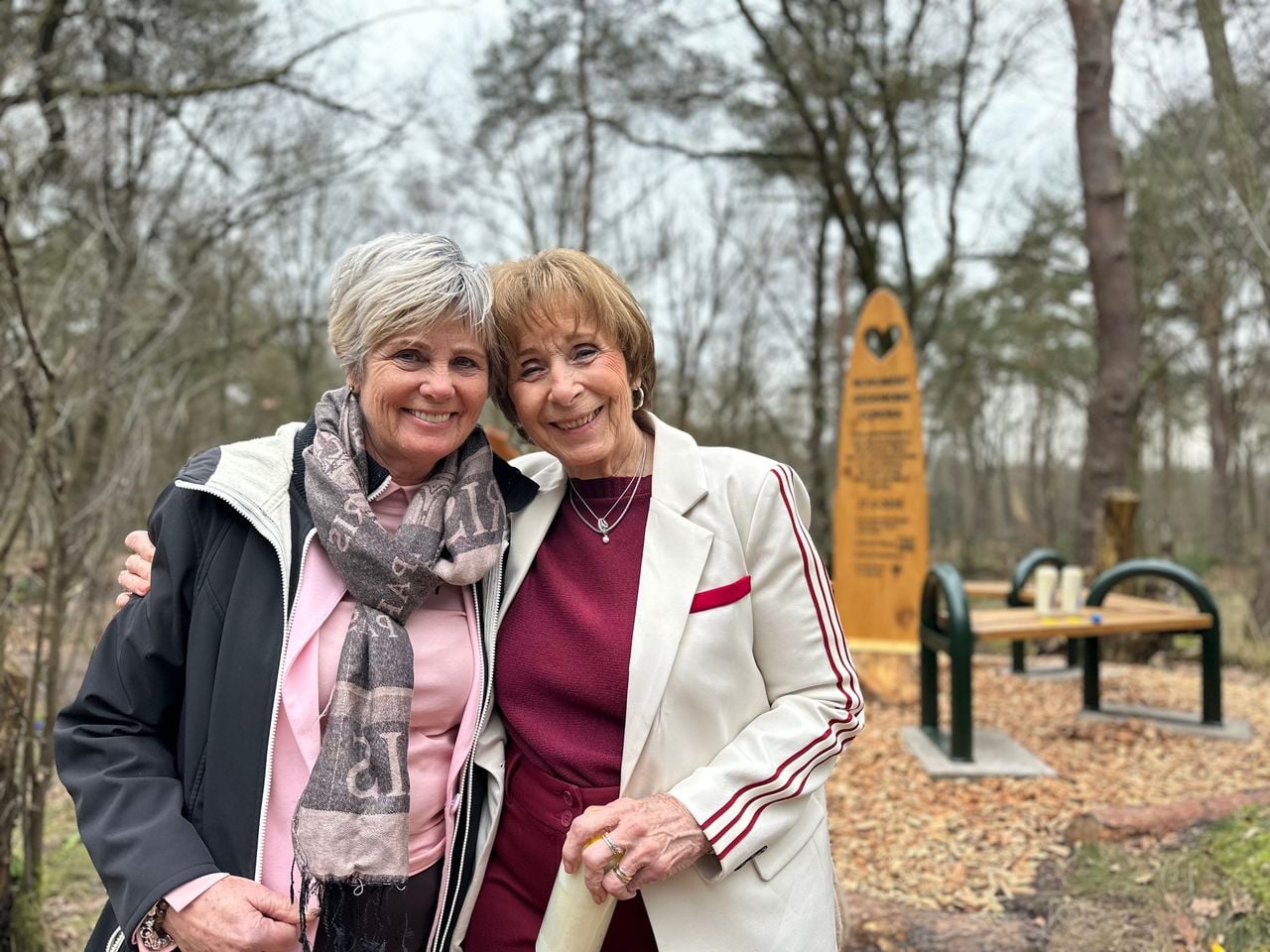 Lutske en Yvonne bouwden een hechte vriendschap op. (Foto: Floortje Steigenga)