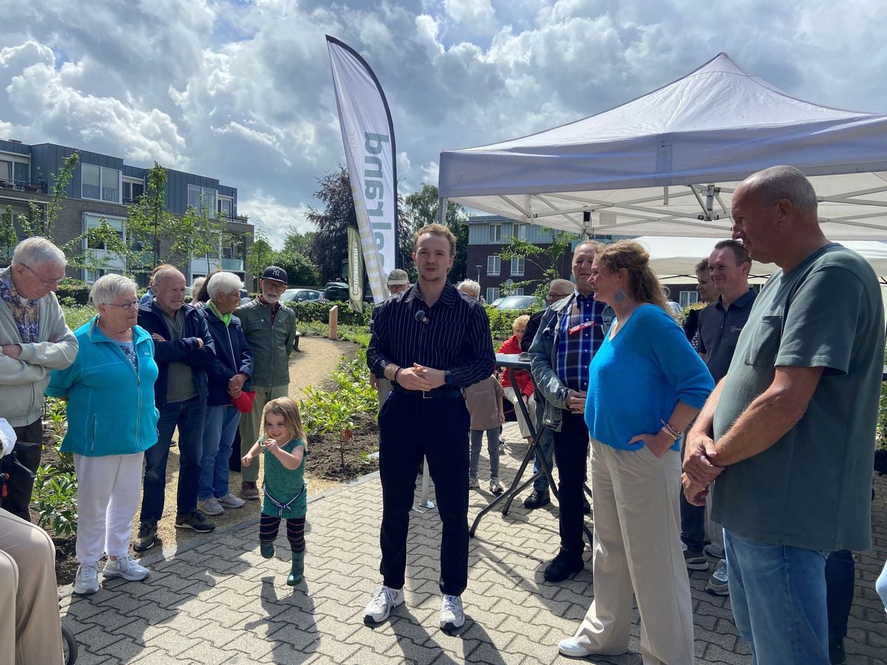 Matt Kanters 'in actie' als wethouder (foto: Matt Kanters).
