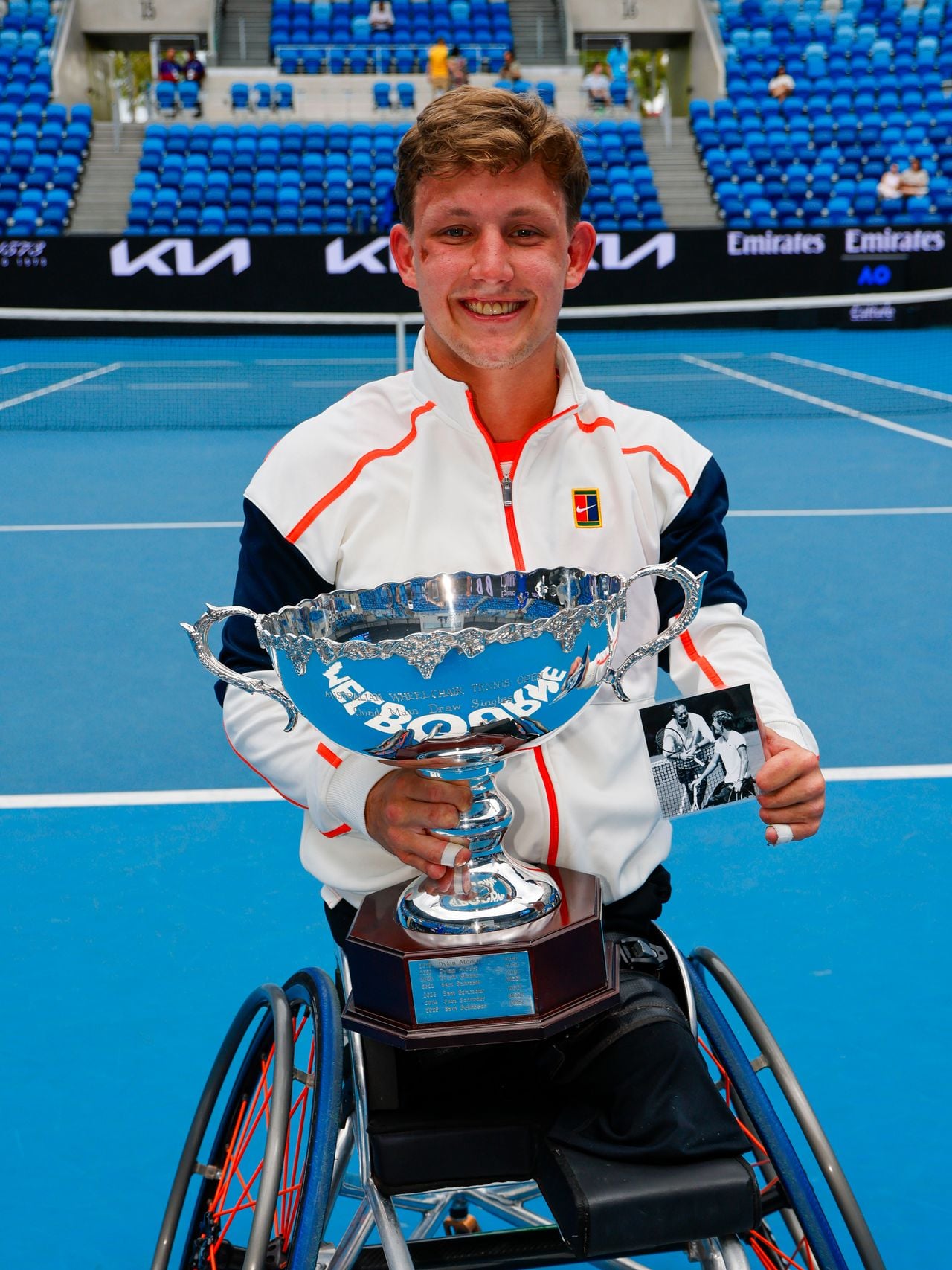 Niels Vink won de Australian Open (foto: ITF).