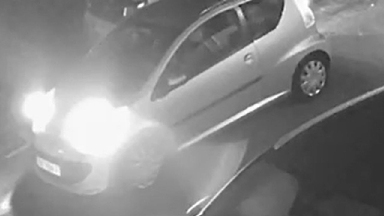 De auto waarin de drie zouden hebben gereden (foto: politie.nl).