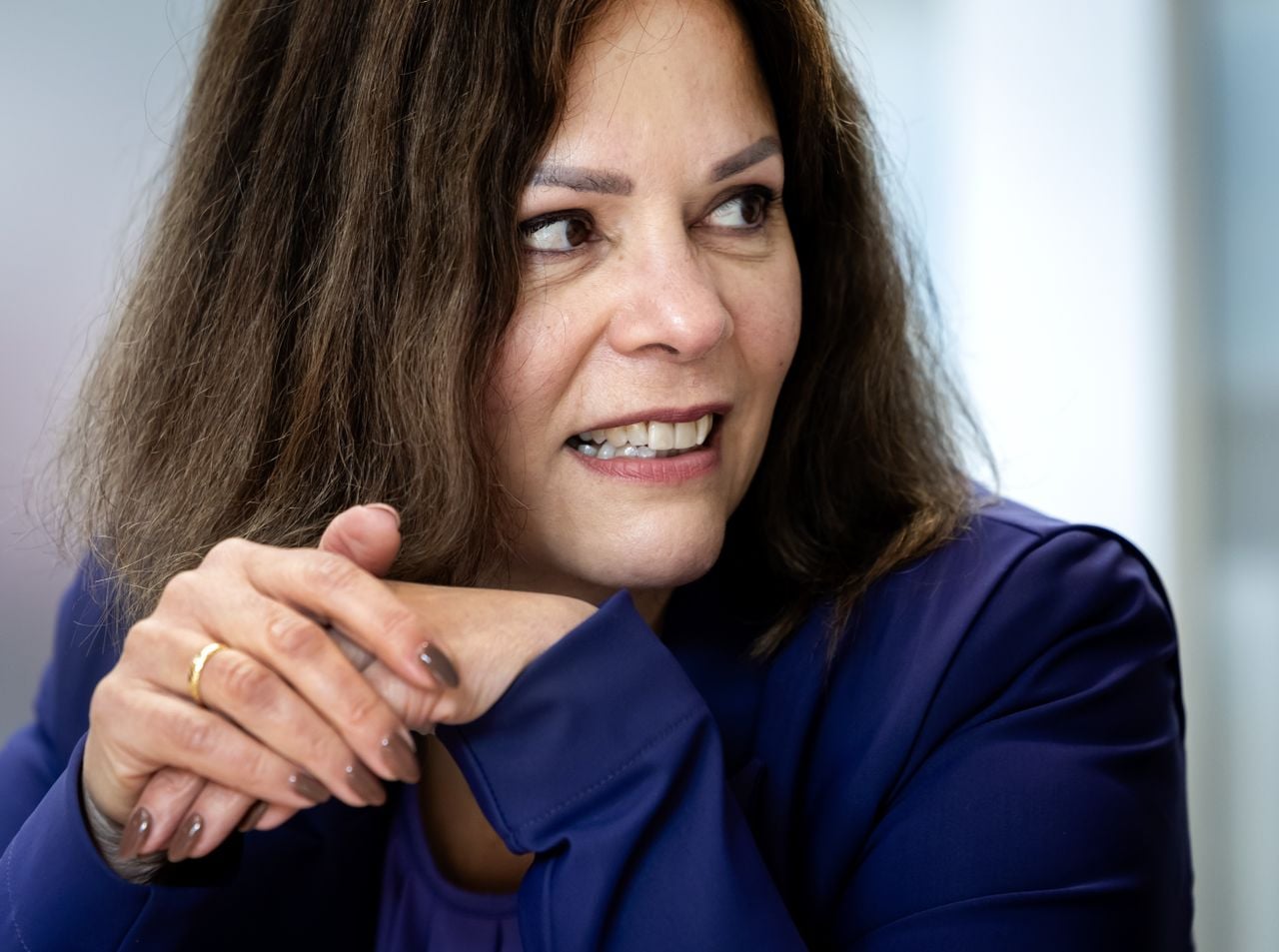 Sandra Palmen blijft als partijloze staatssecretaris (foto: ANP). 