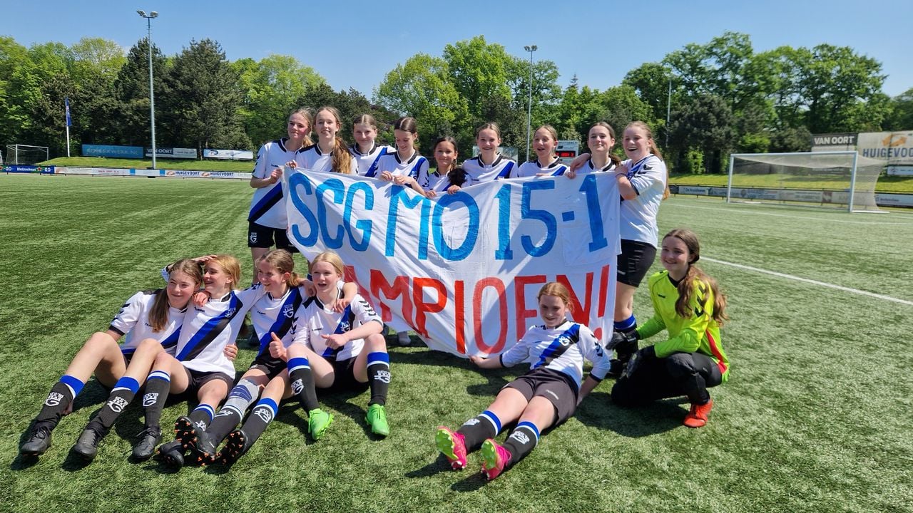 De kleindochter van Jos had deze mooie lentedag uitgekozen om kampioen te worden (foto: Jos Guffens)