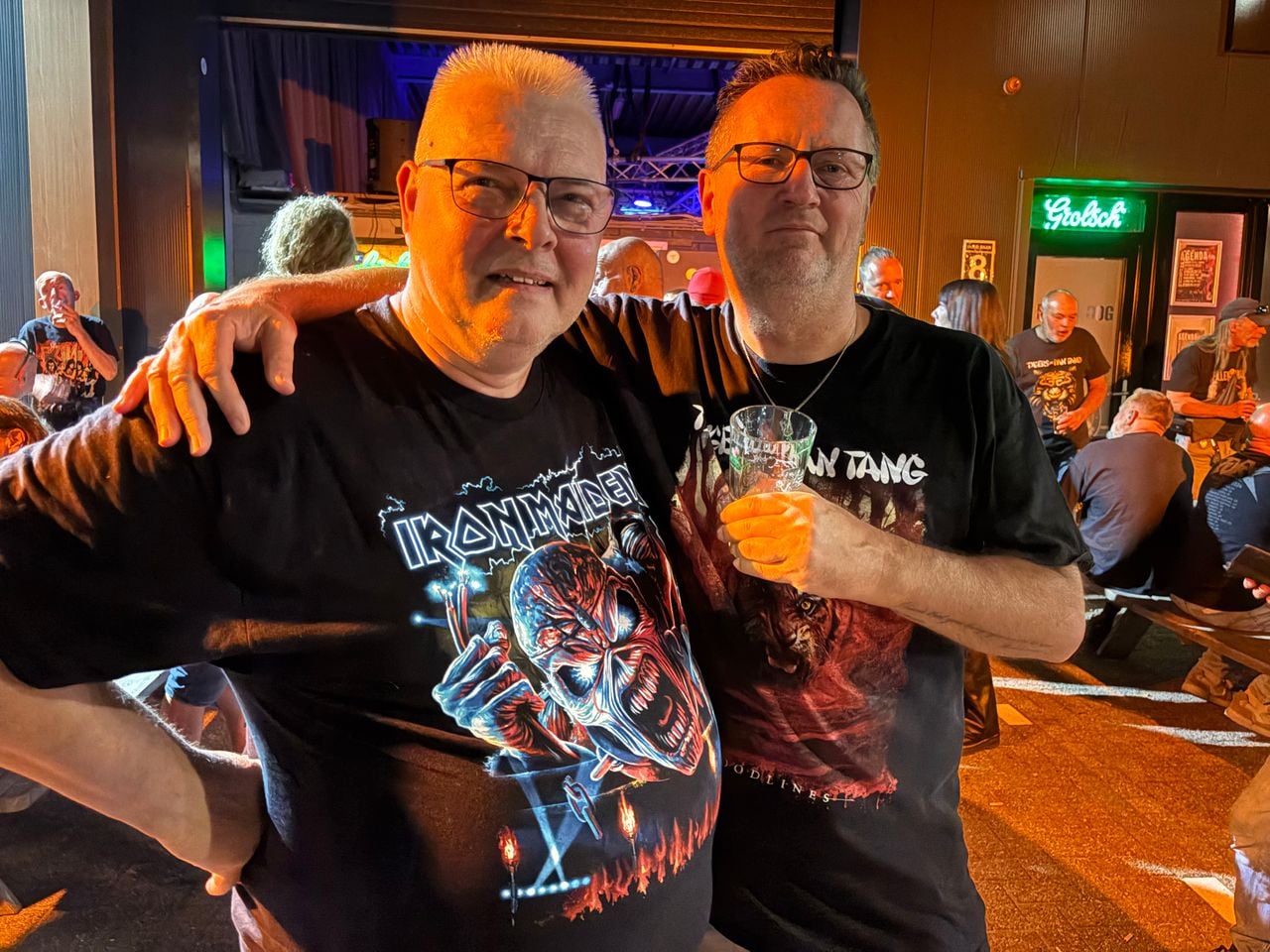 Marcel en Kees bij Sound Dog in Breda (foto: Omroep Brabant).