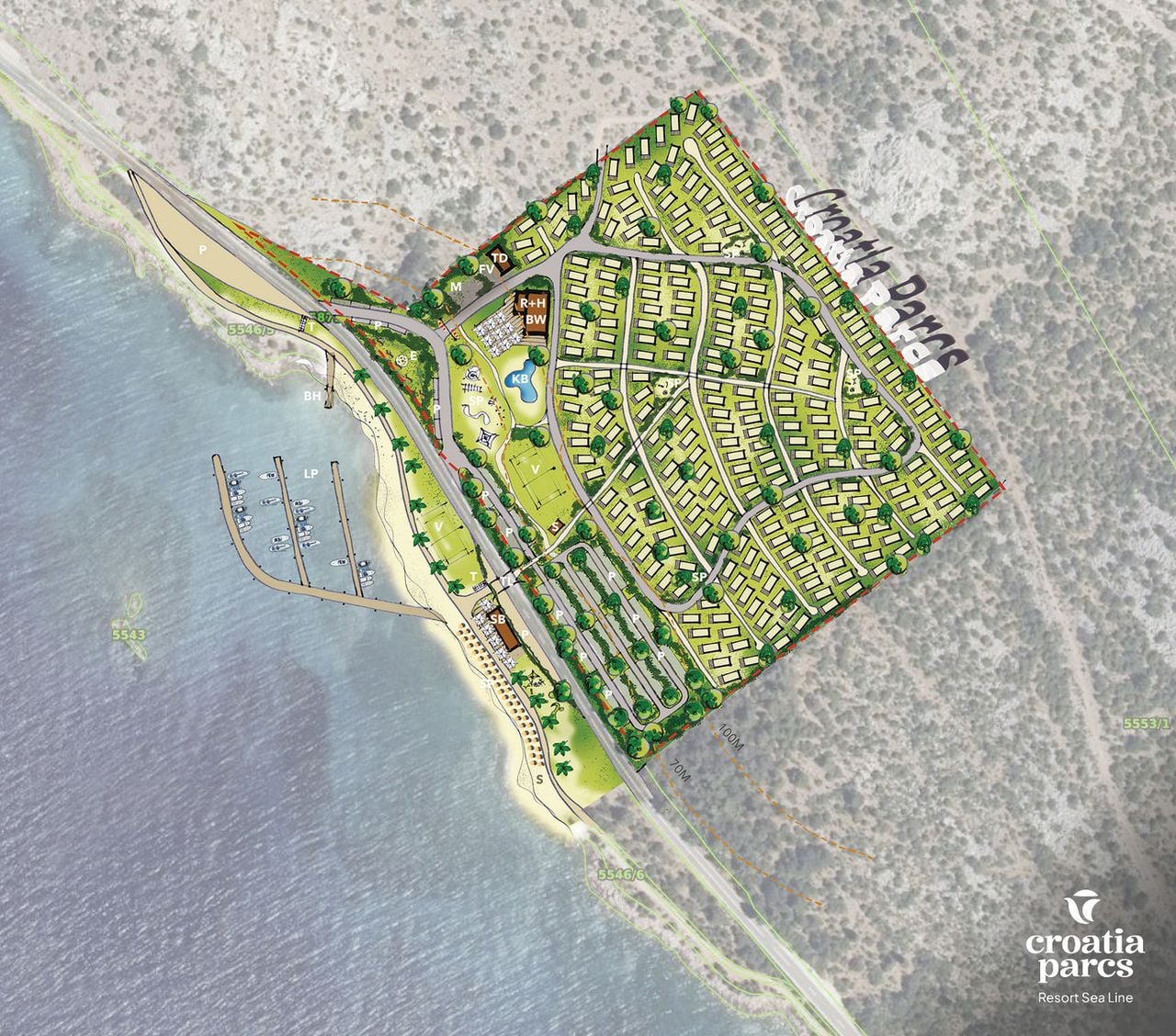 'Resort Sea Line' ligt deels in Natura 2000-gebied.