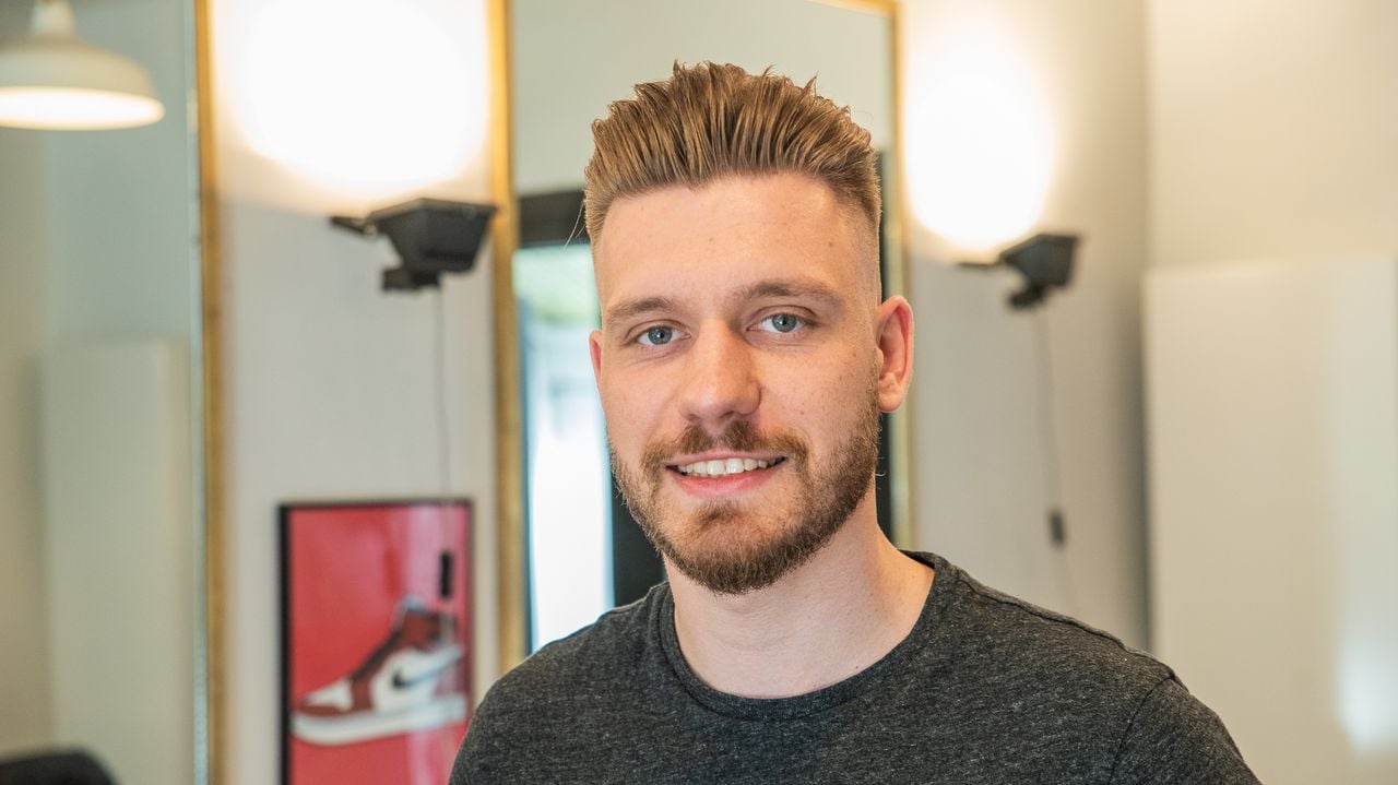 Ricardo Wendling na de knipbeurt (foto: Kevin Cordewener)
