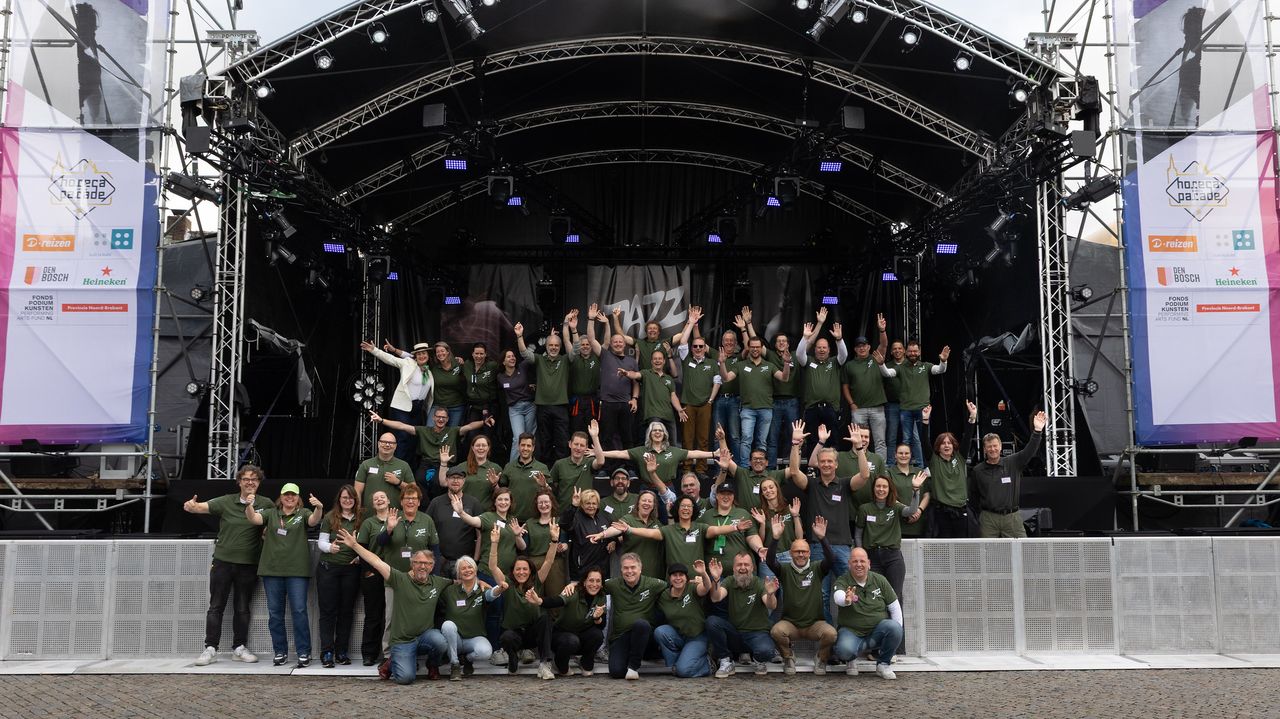 De groep vrijwilligers in 2025 (foto: Wim Roelsma). 