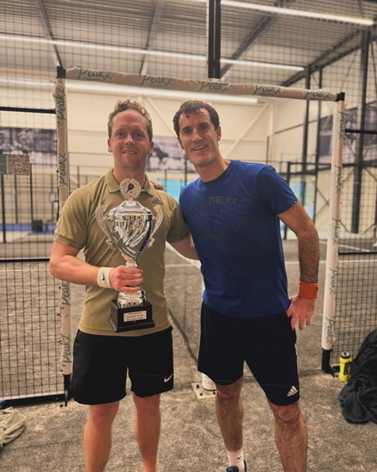 Voormalig topsporters doen graag mee, zoals oud tophockeyer Marcel Balkestein (rechts).