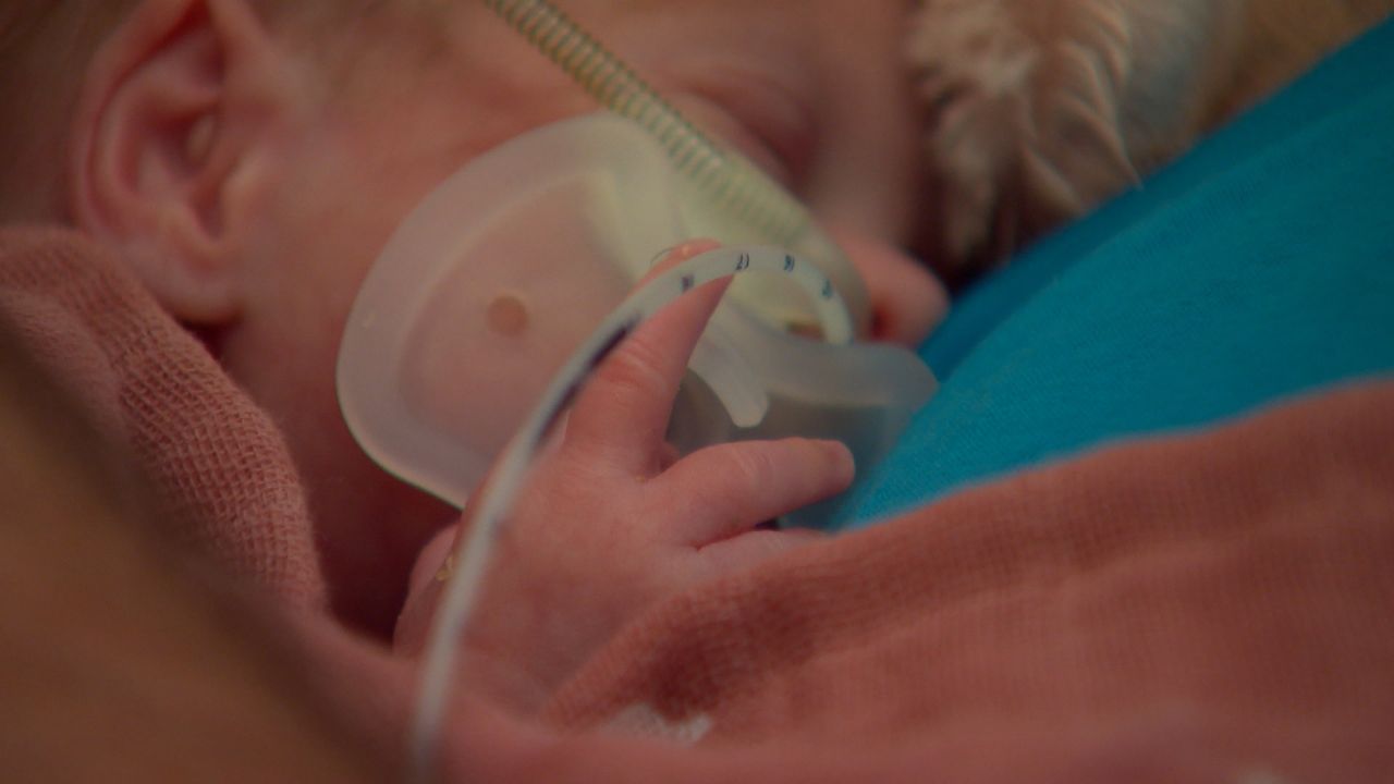 Lize werd bij 28 weken geboren. 