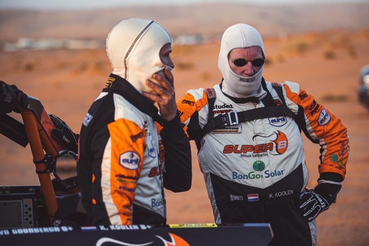 Kees Koolen met navigator Jurgen van den Goorbergh in 2020. 