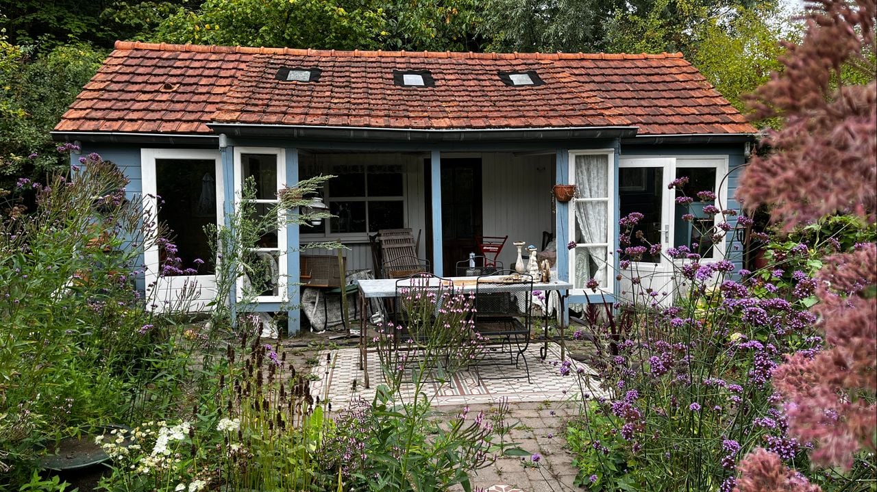 Het huisje dat nu op Marktplaats staat (foto: Rogier van Son).